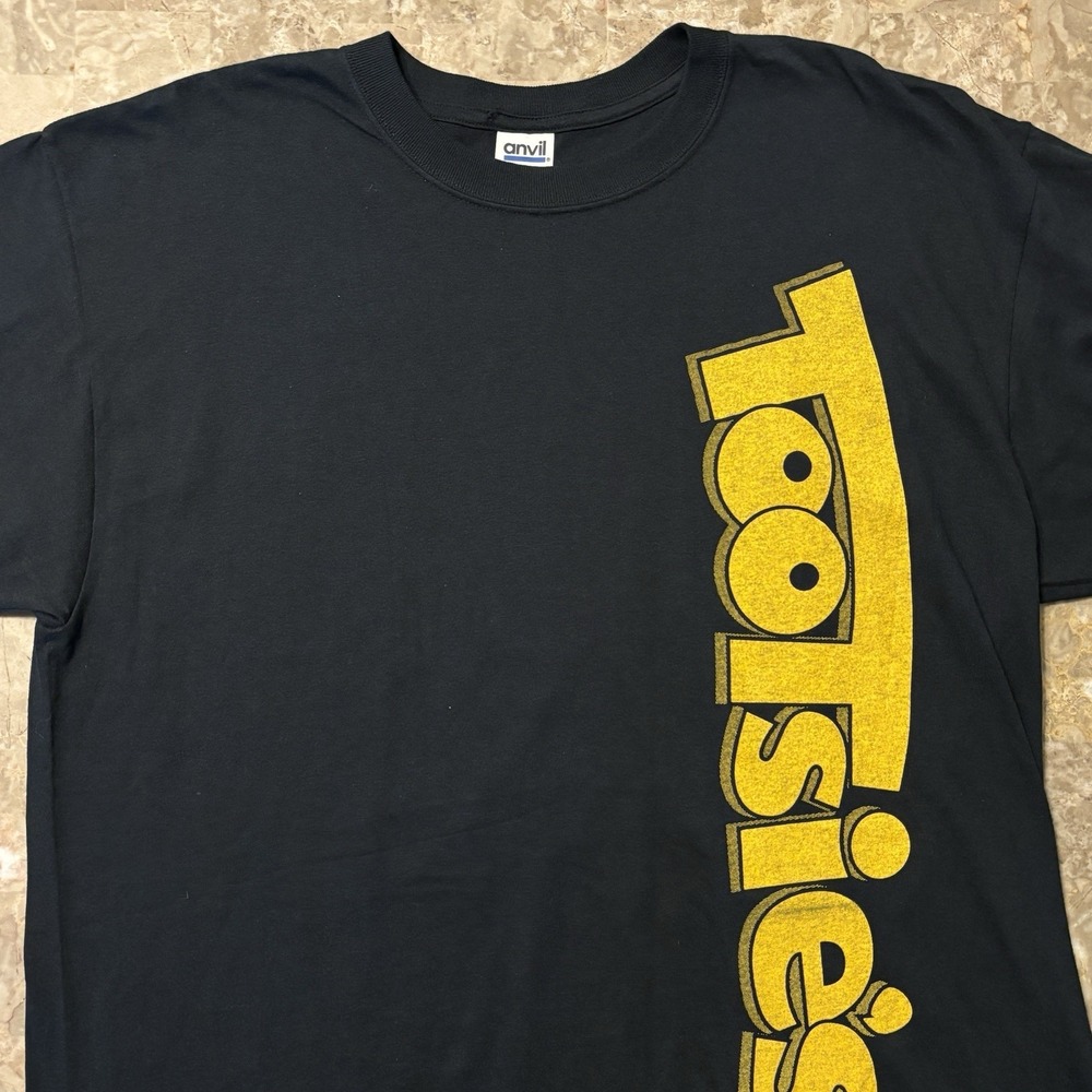 Vintage Tootsies Cabaret Shirt Mens XL Black Short Sleeve Gentleman Club Orlando